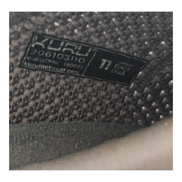 KURU Stride Sneakers Purple Textured Breathable Knit Mesh Slip On Size 11 - Picture 9 of 10